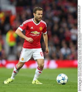 Juan Mata of Manchester United ManU - Manchester United vs. Club Brugge - UEFA Champion s League Play Off - Old Trafford - Manchester - 18 08 2015 Pic Philip Oldham SportImage EDITORIAL USE ONLY. No use with unauthorised audio, video, data, fixture lists, club league logos or live services. Online in-match use limited to 120 images, no video emulation. No use in betting, games or single club league player publications.