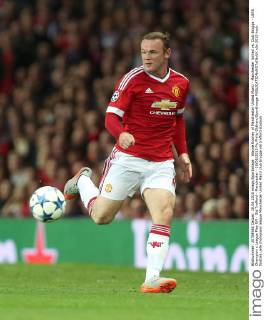 Wayne Rooney of Manchester United ManU - Manchester United vs. Club Brugge - UEFA Champion s League Play Off - Old Trafford - Manchester - 18 08 2015 Pic Philip Oldham SportImage EDITORIAL USE ONLY. No use with unauthorised audio, video, data, fixture lists, club league logos or live services. Online in-match use limited to 120 images, no video emulation. No use in betting, games or single club league player publications.