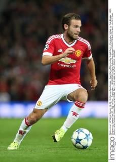 Juan Mata of Manchester United ManU - Manchester United vs. Club Brugge - UEFA Champion s League Play Off - Old Trafford - Manchester - 18 08 2015 Pic Philip Oldham SportImage EDITORIAL USE ONLY. No use with unauthorised audio, video, data, fixture lists, club league logos or live services. Online in-match use limited to 120 images, no video emulation. No use in betting, games or single club league player publications.