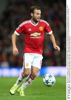 Juan Mata of Manchester United ManU - Manchester United vs. Club Brugge - UEFA Champion s League Play Off - Old Trafford - Manchester - 18 08 2015 Pic Philip Oldham SportImage EDITORIAL USE ONLY. No use with unauthorised audio, video, data, fixture lists, club league logos or live services. Online in-match use limited to 120 images, no video emulation. No use in betting, games or single club league player publications.