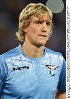 Aktuell Fußball, Champions League Play Off, Lazio Rom - Bayer Leverkusen Dusan BASTA Lazio Roma 18-08-2015 Stadio Olimpico, Football Calcio 2015 2016 Champions League Preliminary Lazio Rom vs. Bayer 04 Leverkusen andreaxstaccioli