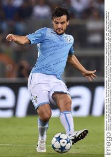 Aktuell Fußball, Champions League Play Off, Lazio Rom - Bayer Leverkusen Marco PAROLO Lazio Roma 18-08-2015 Stadio Olimpico, Football Calcio 2015 2016 Champions League Preliminary Lazio Rom vs. Bayer 04 Leverkusen andreaxstaccioli
