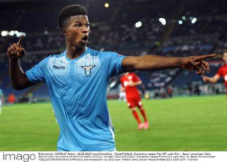 Aktuell Fußball, Champions League Play Off, Lazio Rom - Bayer Leverkusen Keita BALDE DIAO Lazio Roma 18-08-2015 Stadio Olimpico, Football Calcio 2015 2016 Champions League Preliminary Lazio Rom vs. Bayer 04 Leverkusen andreaxstaccioli