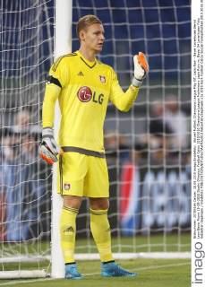 Aktuell Fußball, Champions League Play Off, Lazio Rom - Bayer Leverkusen Bernd Leno Bayer Roma 18-08-2015 Stadio Olimpico, Football Calcio 2015 2016 Champions League Preliminary Lazio Rom vs. Bayer 04 Leverkusen Foto Sebastian Seglingen Insidefoto SebastianxSeglingen