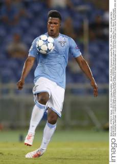 Aktuell Fußball, Champions League Play Off, Lazio Rom - Bayer Leverkusen Keita BALDE DIAO Lazio Roma 18-08-2015 Stadio Olimpico, Football Calcio 2015 2016 Champions League Preliminary Lazio Rom vs. Bayer 04 Leverkusen Foto Sebastian Seglingen Insidefoto SebastianxSeglingen