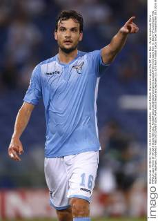 Aktuell Fußball, Champions League Play Off, Lazio Rom - Bayer Leverkusen Marco PAROLO Lazio Roma 18-08-2015 Stadio Olimpico, Football Calcio 2015 2016 Champions League Preliminary Lazio Rom vs. Bayer 04 Leverkusen Foto Sebastian Seglingen Insidefoto SebastianxSeglingen