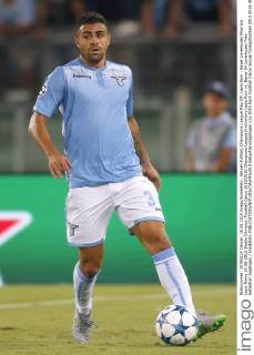 Aktuell Fußball, Champions League Play Off, Lazio Rom - Bayer Leverkusen Mauricio Lazio Roma 18-08-2015 Stadio Olimpico, Football Calcio 2015 2016 Champions League Preliminary Lazio Rom vs. Bayer 04 Leverkusen Foto Sebastian Seglingen Insidefoto SebastianxSeglingen