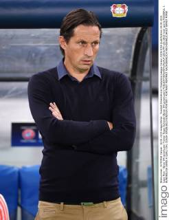 Fussball International Champions League Saison 2015 2016 Qualifikation 18.08.2015 Lazio Rom - Bayer 04 Leverkusen Trainer Roger Schmidt (Bayer 04 Leverkusen)