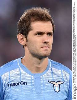 Fussball International Champions League Saison 2015 2016 Qualifikation 18.08.2015 Lazio Rom - Bayer 04 Leverkusen Lulic Senad (Lazio Rom)