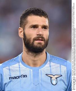 Fussball International Champions League Saison 2015 2016 Qualifikation 18.08.2015 Lazio Rom - Bayer 04 Leverkusen Antonio Candreva (Lazio Rom)