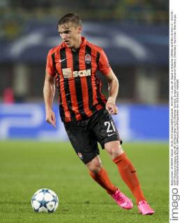 SOCCER - CL play off, Rapid vs Shakhtar VIENNA,AUSTRIA,19.AUG.15 - SOCCER - UEFA Champions League, play off, SK Rapid Wien vs FC Shakhtar Donetsk. Image shows Oleksandr Gladkyy (Shakhtar). Keywords: Wien Energie. GEPAxpictures xPhilippxBrem
