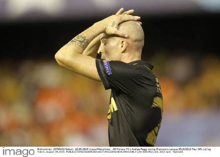 AS Monaco FC s Andrea Raggi during Champions League 2015 2016 Play-Offs 1st leg match. August 19,2015.  (2015081952)