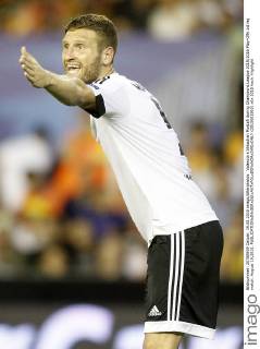 Valencia s Shkodran Mustafi during Champions League 2015 2016 Play-Offs 1st leg match. August 19,2015. (2015081963)