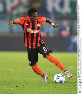 SOCCER - CL play off, Rapid vs Shakhtar VIENNA,AUSTRIA,19.AUG.15 - SOCCER - UEFA Champions League, play off, SK Rapid Wien vs FC Shakhtar Donetsk. Image shows Fred (Donetsk). Keywords: Wien Energie. GEPAxpictures xChristianxOrt