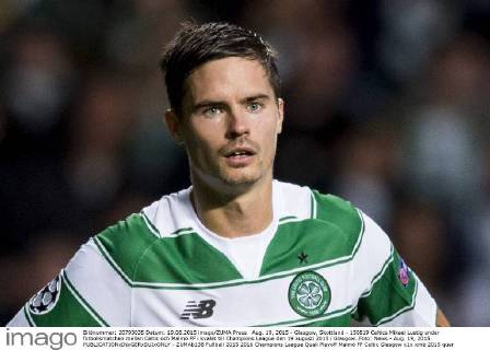 Aug. 19, 2015 - Glasgow, Skottland - 150819 Celtics Mikael Lustig under fotbollsmatchen mellan Celtic och Malmö FF i kvalet till Champions League den 19 augusti 2015 i Glasgow..Foto: News - Aug. 19, 2015 - ZUMAb138