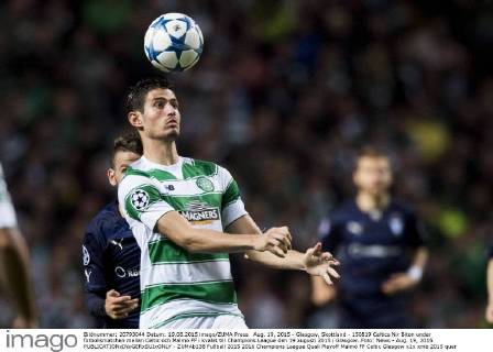 Aug. 19, 2015 - Glasgow, Skottland - 150819 Celtics Nir Biton under fotbollsmatchen mellan Celtic och Malmö FF i kvalet till Champions League den 19 augusti 2015 i Glasgow..Foto: News - Aug. 19, 2015 - ZUMAb138