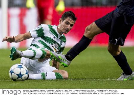 Aug. 19, 2015 - Glasgow, Skottland - 150819 Celtics Nir Biton under fotbollsmatchen mellan Celtic och Malmö FF i kvalet till Champions League den 19 augusti 2015 i Glasgow..Foto: News - Aug. 19, 2015 - ZUMAb138