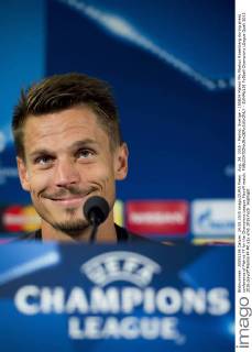 Aug. 24, 2015 - Malmö, Sverige - 150824 Malmö FFs Markus Rosenberg during press conference of Malmö FF for the Champions League Playoff match.  - ZUMAb138