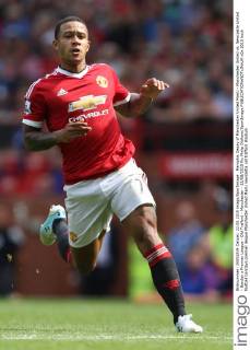 Memphis Depay of Manchester United ManU - Manchester United vs. Newcastle United - Barclay s Premier League - Old Trafford - Manchester - 22 08 2015 Pic Philip Oldham SportImage EDITORIAL USE ONLY. No use with unauthorised audio, video, data, fixture lists, club league logos or live services. Online in-match use limited to 120 images, no video emulation. No use in betting, games or single club league player publications.