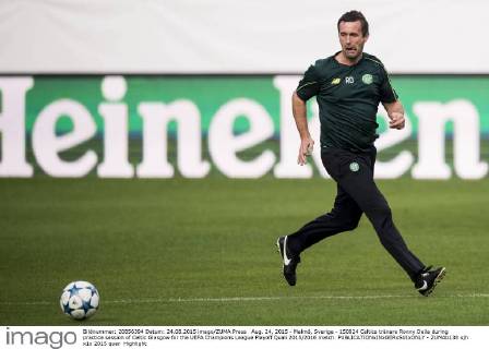 Aug. 24, 2015 - Malmö, Sverige - 150824 Celtics tränare Ronny Deila during practice session of Celtic Glasgow for the UEFA Champions League Playoff Quali 2015 2016 match.  - ZUMAb138