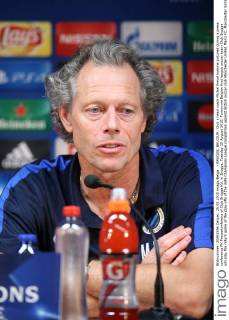 - BRUGGE, BELGIUM: Club s head coach Michel Preud homme pictured during a press conference PK Pressekonferenz of Club Brugge KV, in Brugge, Tuesday 25 August 2015. Tomorrow Belgian first league soccer team Club Brugge will play the return game of the play-offs of the Uefa Champions League competition against British soccer club Manchester United ManU FC. Manchester United won the first leg 3-1. BRUNOxFAHY  x04686849x