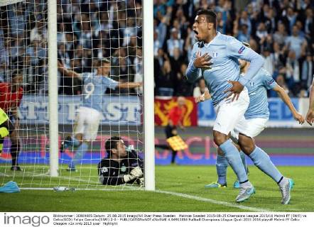 Malmoe Sweden 2015-08-25 Champions League 2015 16 Malmö FF (SWE) vs Celtic(SCO) Felipe Carvalho(SWE) 2-0 -  4.04913816
