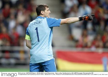 Spain s Iker Casillas during 15th UEFA European Championship EM Europameisterschaft Qualifying Round match. September 5,2015. (2015090571)