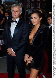 . 08 09 2015. Royal Opera House London, United Kingdom. Jose Mourinho and daughter Matilde arrive at the GQ Men of the Year Awards 2015.  xChrisxJosephx xixImagesx IIM-10970-0051