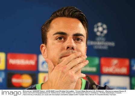 Torwart Diego Benaglio (VfL Wolfsburg) - Champions League Gruppe B Saison 2015-2016 Pressekonferenz VfL Wolfsburg vs. ZSKA Moskau in der Volkswagen Arena in Wolfsburg - Portrait,Deutschland, Fussball, Mann,Männer,14.09.2015