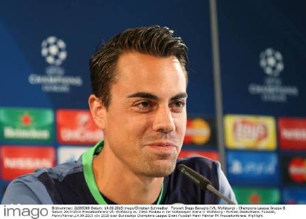 Torwart Diego Benaglio (VfL Wolfsburg) - Champions League Gruppe B Saison 2015-2016 Pressekonferenz VfL Wolfsburg vs. ZSKA Moskau in der Volkswagen Arena in Wolfsburg - Portrait,Deutschland, Fussball, Mann,Männer,14.09.2015