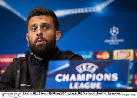 Sept. 14, 2015 - Paris, Frankreich - Thiago Motta - Champions League, Pressekonferenz Paris Saint Germain PSG  - ZUMAb138