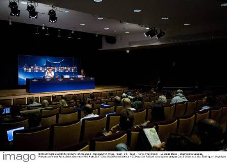Sept. 14, 2015 - Paris, Frankreich - Laurent Blanc - Champions League, Pressekonferenz Paris Saint Germain PSG  - ZUMAb138