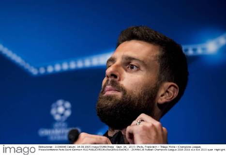 Sept. 14, 2015 - Paris, Frankreich - Thiago Motta - Champions League, Pressekonferenz Paris Saint Germain PSG  - ZUMAb138