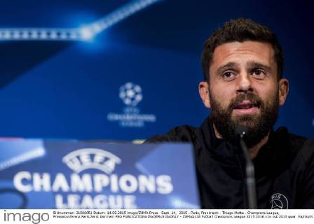 Sept. 14, 2015 - Paris, Frankreich - Thiago Motta - Champions League, Pressekonferenz Paris Saint Germain PSG  - ZUMAb138