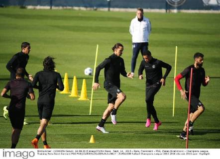 Sept. 14, 2015 - Paris, Frankreich - PSG, Zlatan Ibrahimovic - Champions League, Training Paris Saint Germain PSG  - ZUMAb138