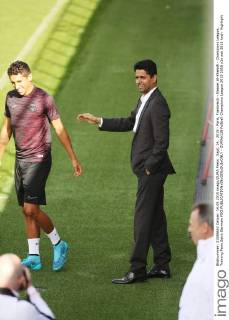 Sept. 14, 2015 - Paris, Frankreich - Nasser Al-Khelaifi - Champions League, Training Paris Saint Germain PSG  - ZUMAb138