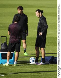 Sept. 14, 2015 - Paris, Frankreich - Zlatan Ibrahimovic - Champions League, Training Paris Saint Germain PSG  - ZUMAb138