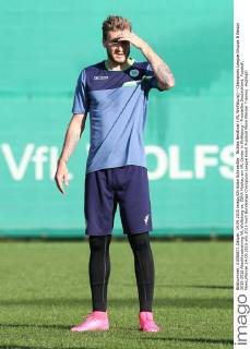 Nicklas Bendtner (VfL Wolfsburg) - Champions League Gruppe B Saison 2015-2016 Abschlusstraining VfL Wolfsburg vs. ZSKA Moskau am VfL Center in Wolfsburg - Freisteller,Deutschland, Fussball, Mann,Männer,14.09.2015