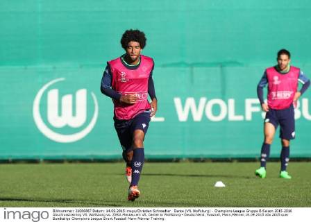 Dante (VfL Wolfsburg) - Champions League Gruppe B Saison 2015-2016 Abschlusstraining VfL Wolfsburg vs. ZSKA Moskau am VfL Center in Wolfsburg - Deutschland, Fussball, Mann,Männer,14.09.2015