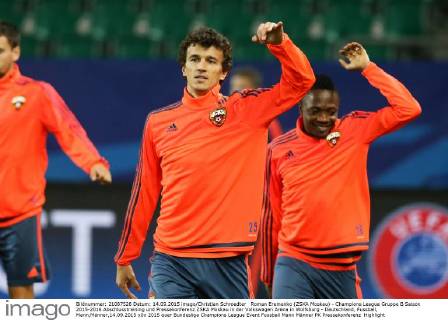 Roman Eremenko (ZSKA Moskau) - Champions League Gruppe B Saison 2015-2016 Abschlusstraining und Pressekonferenz ZSKA Moskau in der Volkswagen Arena in Wolfsburg - Deutschland, Fussball, Mann,Männer,14.09.2015
