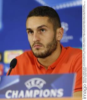 Aktuell Fußball, Champions League, PK und Training Atletico Madrid Koke attends press conference PK Pressekonferenz before the Champions League match against Galatasaray. xBEATRIZxGUZMANx 