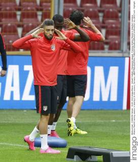 Aktuell Fußball, Champions League, Training Atletico Madrid in Istanbul Carrasco. Atletico Madrid training session in Istanbul. In this picture, Carrasco. xBEATRIZxGUZMANx 