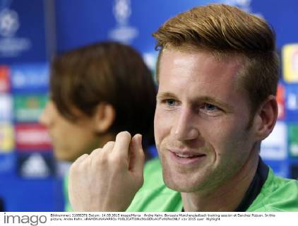 Andre Hahn. Borussia Monchengladbach training session at Sanchez Pizjuan. In this picture, Andre Hahn. xRAMONxNAVARROx 