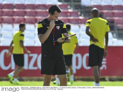 FC Sevilla training session. In this picture, Emery. xKIKOxHURTADOx 