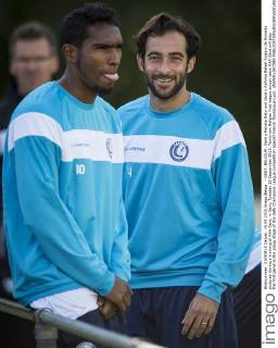 - GENT, BELGIUM: Gent s Renato Neto and Gent s Rafinha Rafael Scapini de Almeida pictured during a training of KAA Gent, in Gent, Tuesday 15 September 2015. Tomorrow Belgian first league soccer team KAA Gent will play the first game in the group stage of the Uefa Champions League competition against French Olympique Lyon. JASPERxJACOBS x04700135x