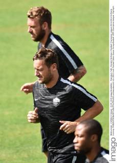 Francesco Totti, Daniele De Rossi Football Champions League 2015 2016 AS Roma training andreaxstaccioli