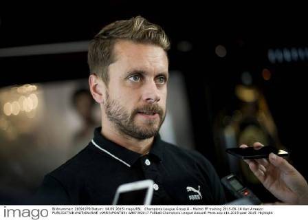 Champions League Group A - Malmö FF training 2015-09-14 Kari Arnason  xORRExPONTUSx AB87362017