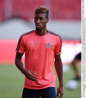 FUSSBALL CHAMPIONS LEAGUE SAISON 2015 2016 GRUPPENPHASE Olympiakos Piraeus - FC Bayern Muenchen 15.09.2015 Training FC Bayern Muenchen: Kingsley Coman 