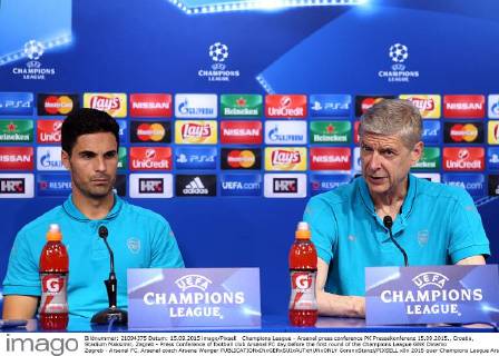 Champions League - Arsenal press conference PK Pressekonferenz 15.09.2015., Croatia, Stadium Maksimir, Zagreb - Press Conference of football club Arsenal FC day before the first round of the Champions League GNK Dinamo Zagreb - Arsenal FC. Arsenal coach Arsene Wenger  GoranxStanzl PIXSELL