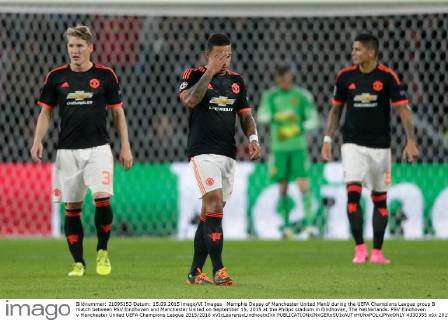 Memphis Depay of Manchester United ManU during the UEFA Champions League group B match between PSV Eindhoven and Manchester United on September 15, 2015 at the Philips stadium in Eindhoven, The Netherlands. PSV Eindhoven v Manchester United UEFA Champions League 2015 2016 xVIxLaurensxLindhoutxIVx 4330355